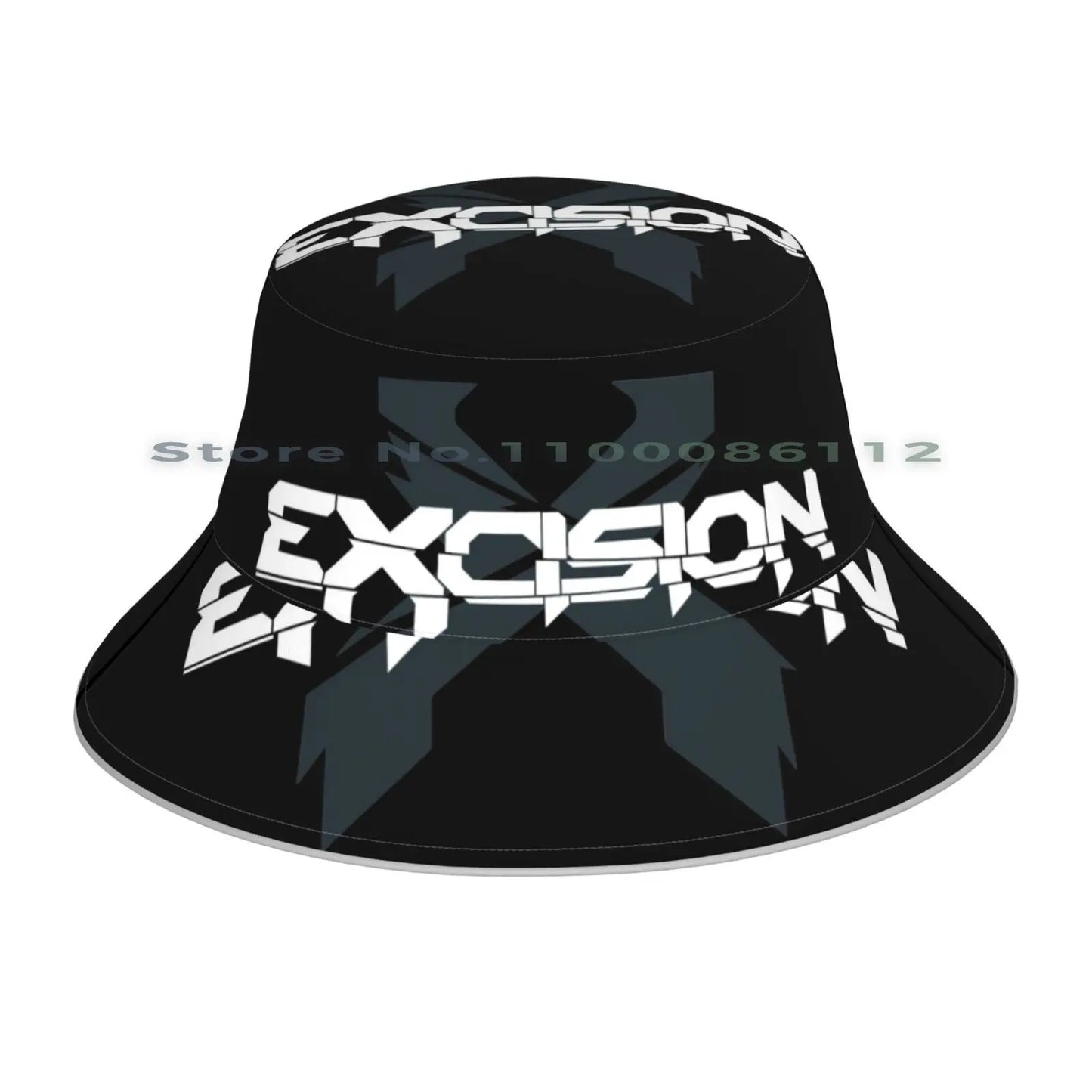 Excision Black Bucket Hat