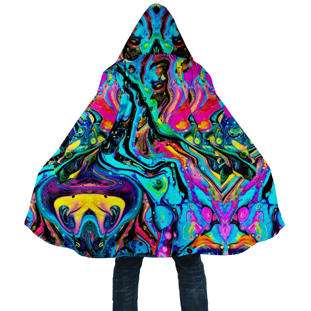 Psychedelic Fleece Lined Dream Cloak