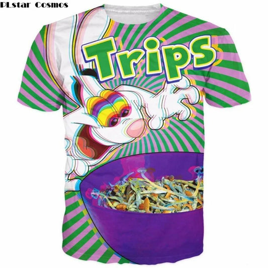 Trix Rabbit psychedelic T-shirt