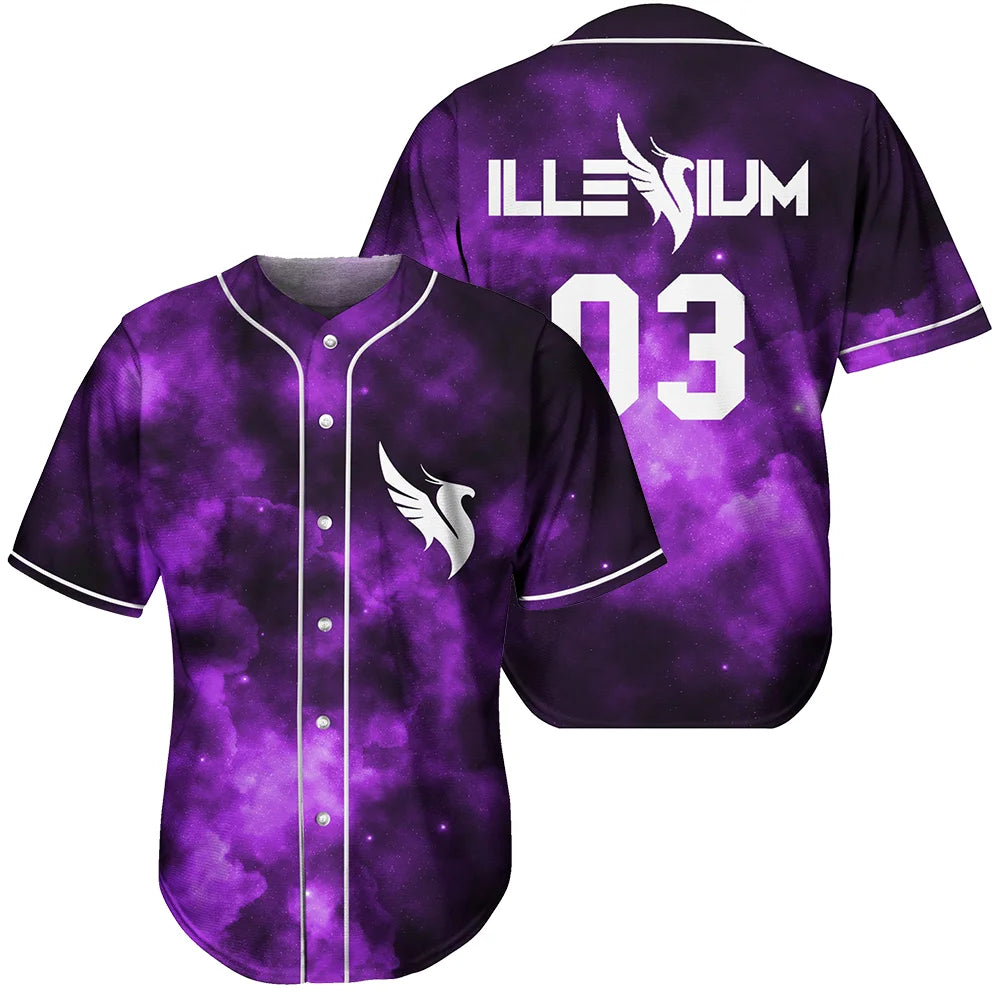 Purple Galaxy Illenium Rave Jersey