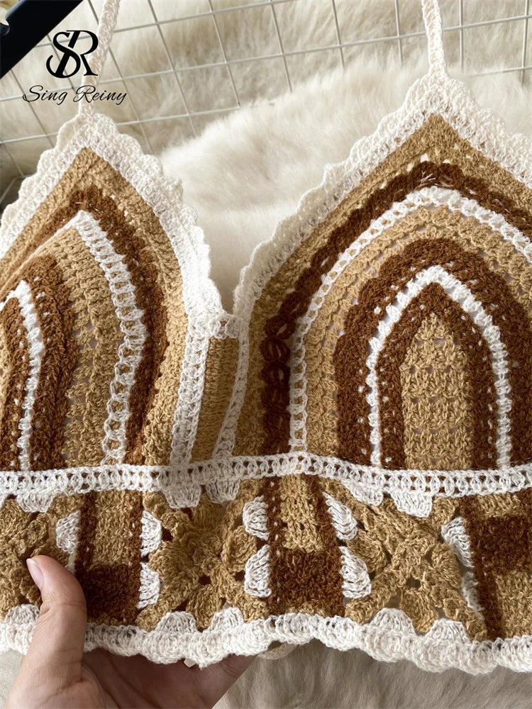 Crochet Summer Camisole & Short Set