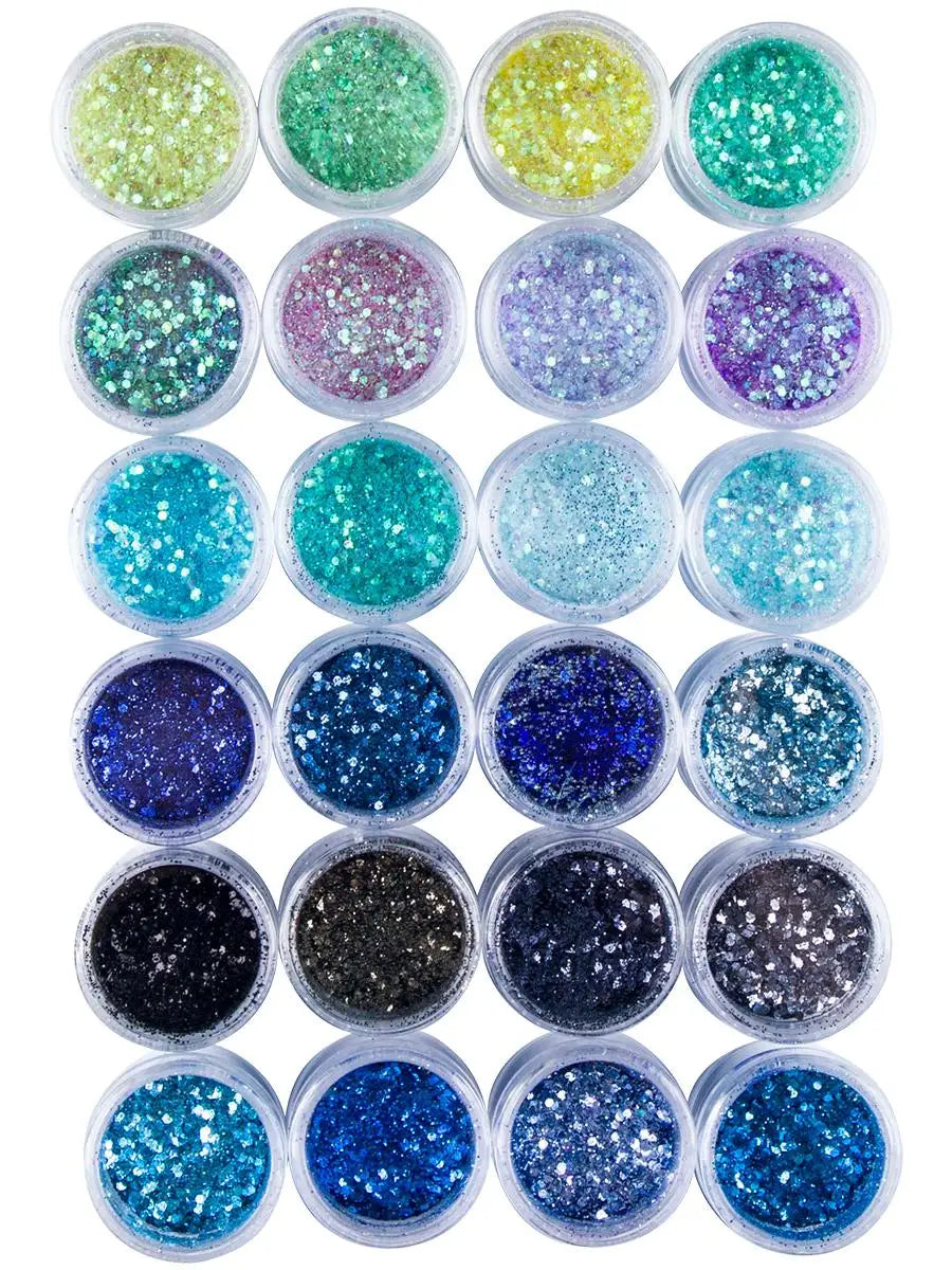 4 pack Rave Glitter Container