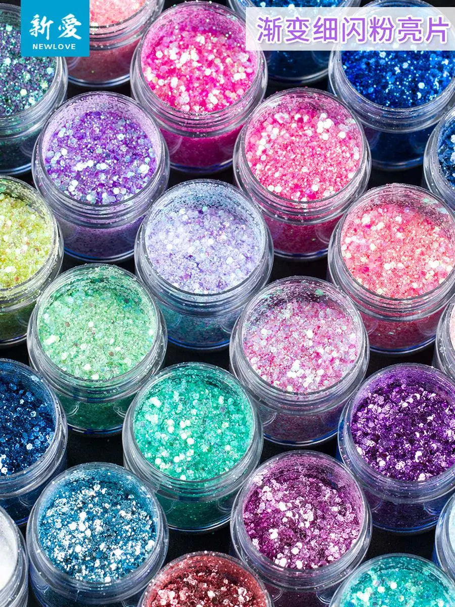 4 pack Glitter Container