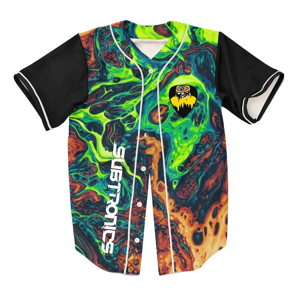 Subtronics Liquid Drip Rave Baseball Jersey