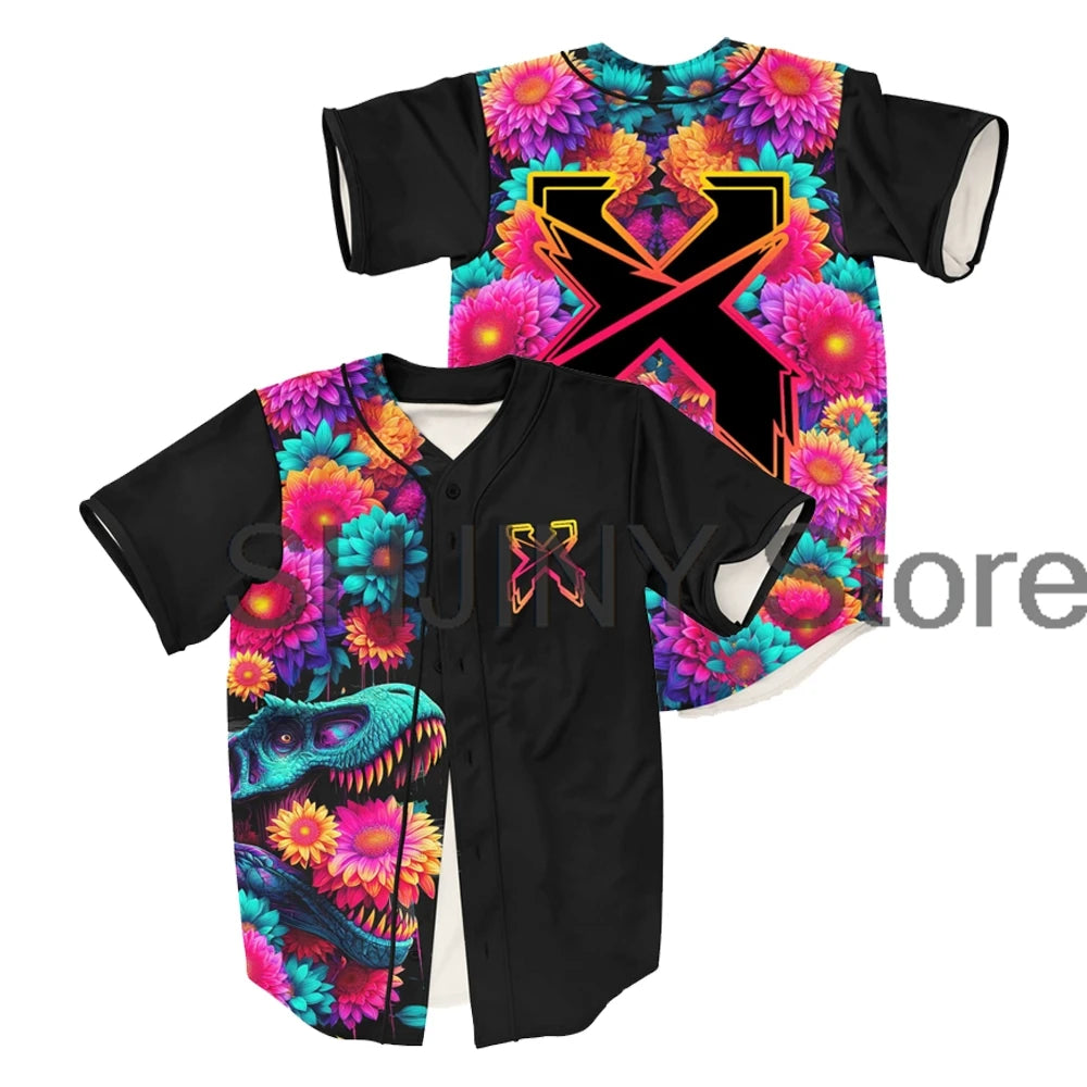 Excision Trippy Floral Rave Jersey