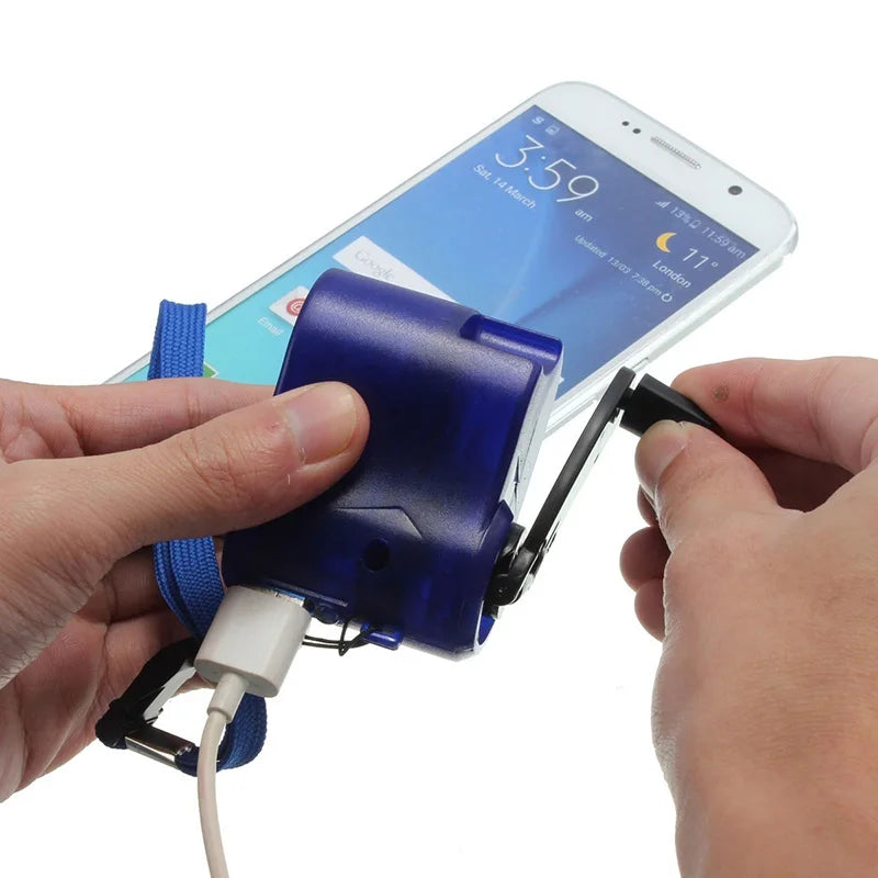 Hand Crank USB Phone Emergency Charger
