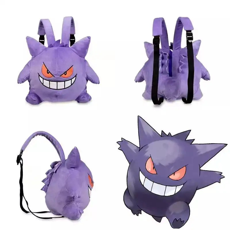 Gengar Pokemon Plush Backpack