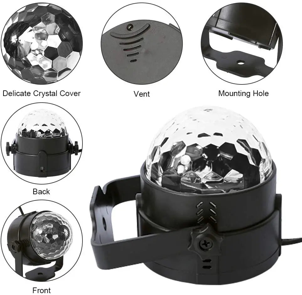 LED Rotating Party Light