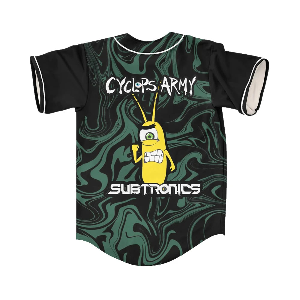 Subtronics Cyclops plankton Baseball Jersey