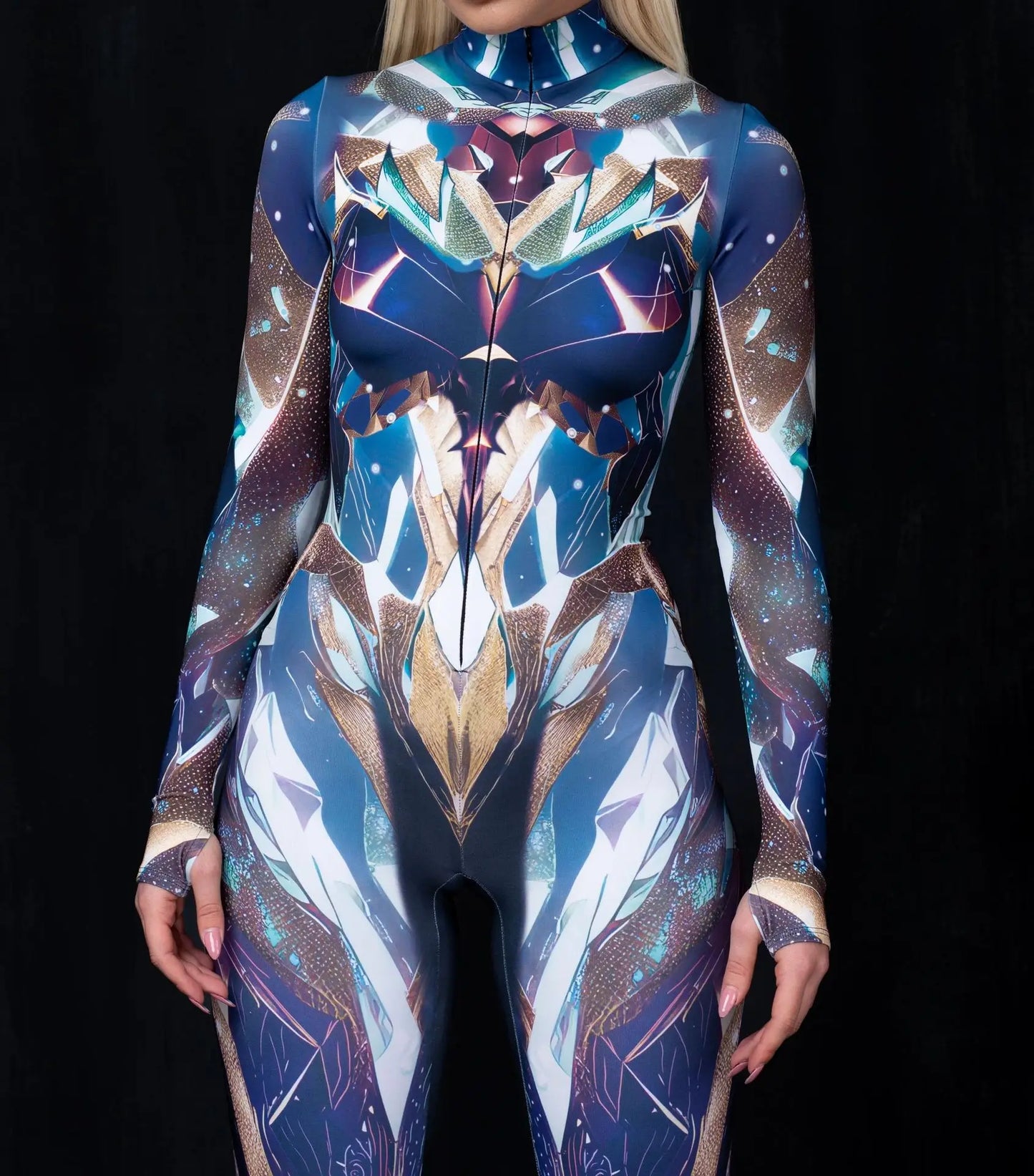 Cyberpunk Robot Full Bodysuit Rave wear