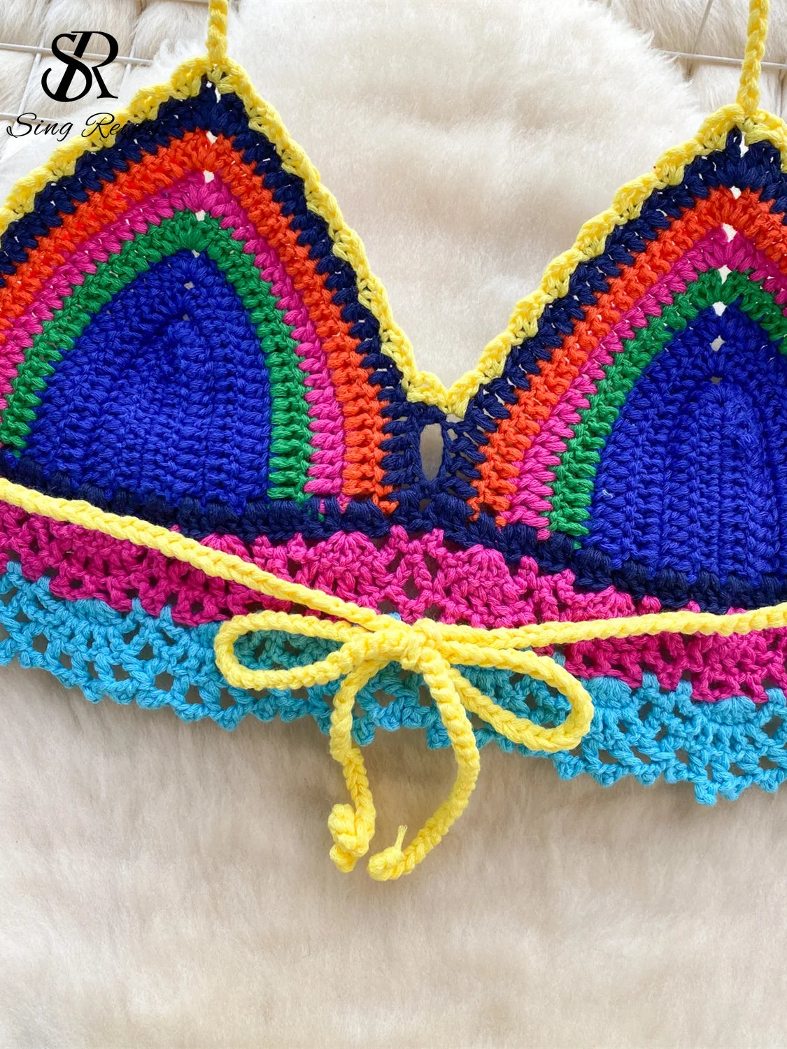 Bohemian Crochet Rave Outfit