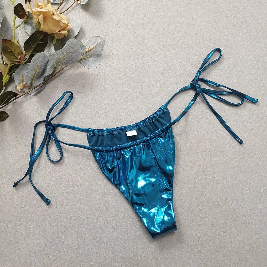 Pink & Blue Mermaid inspired strapless bikini