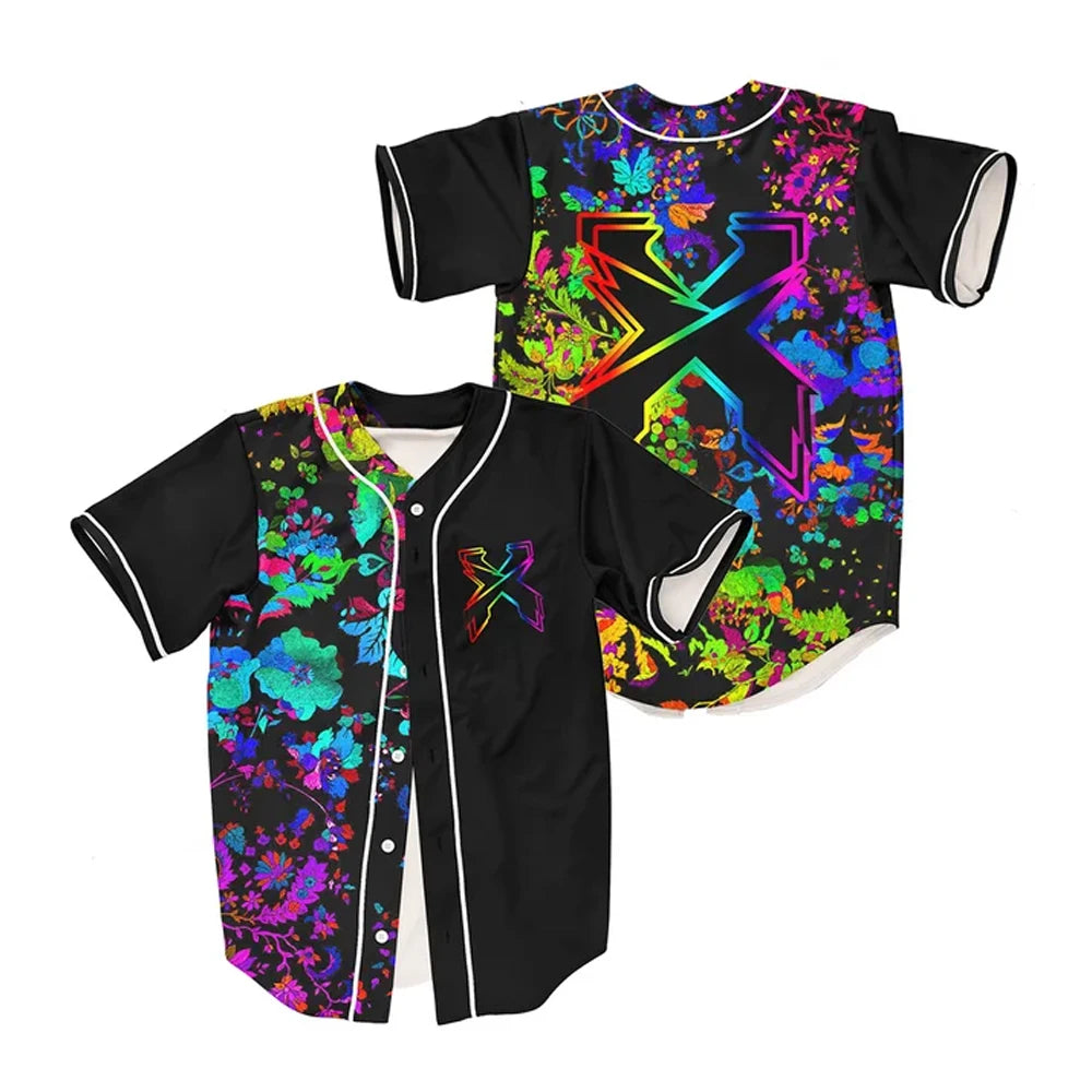 Excision Trippy Floral Rave Jersey