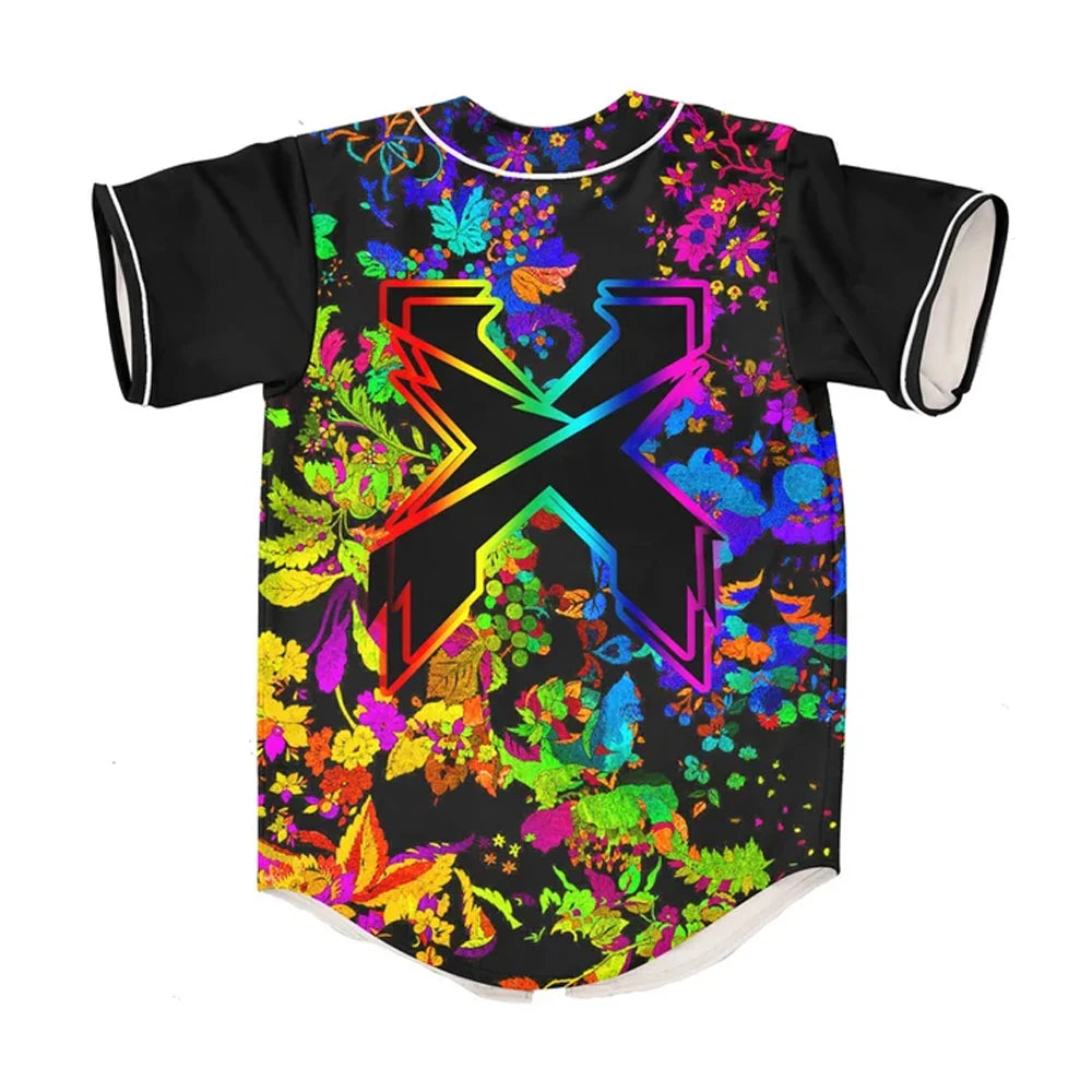 Excision Trippy Floral Rave Jersey