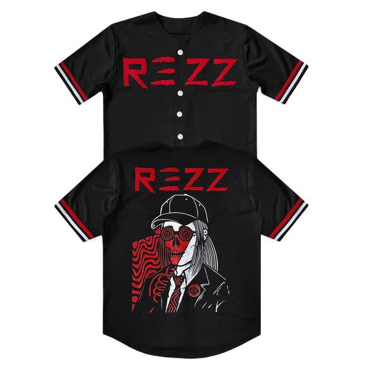 Rezz Death Stare Baseball Jersey (Red)