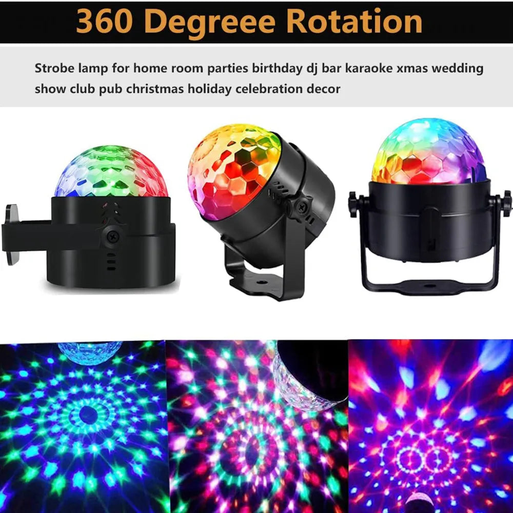 LED Rotating Party Light