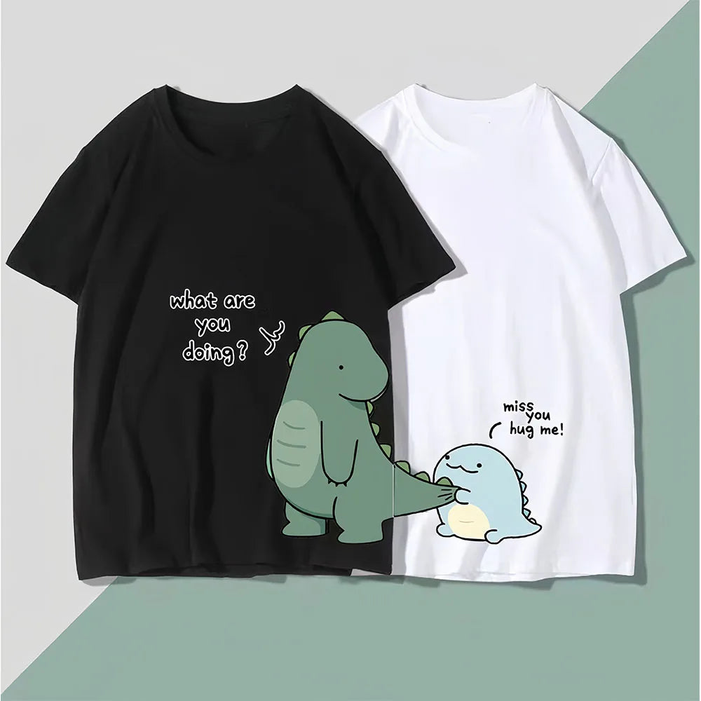 Dinosaur Matching Couple T-Shirt