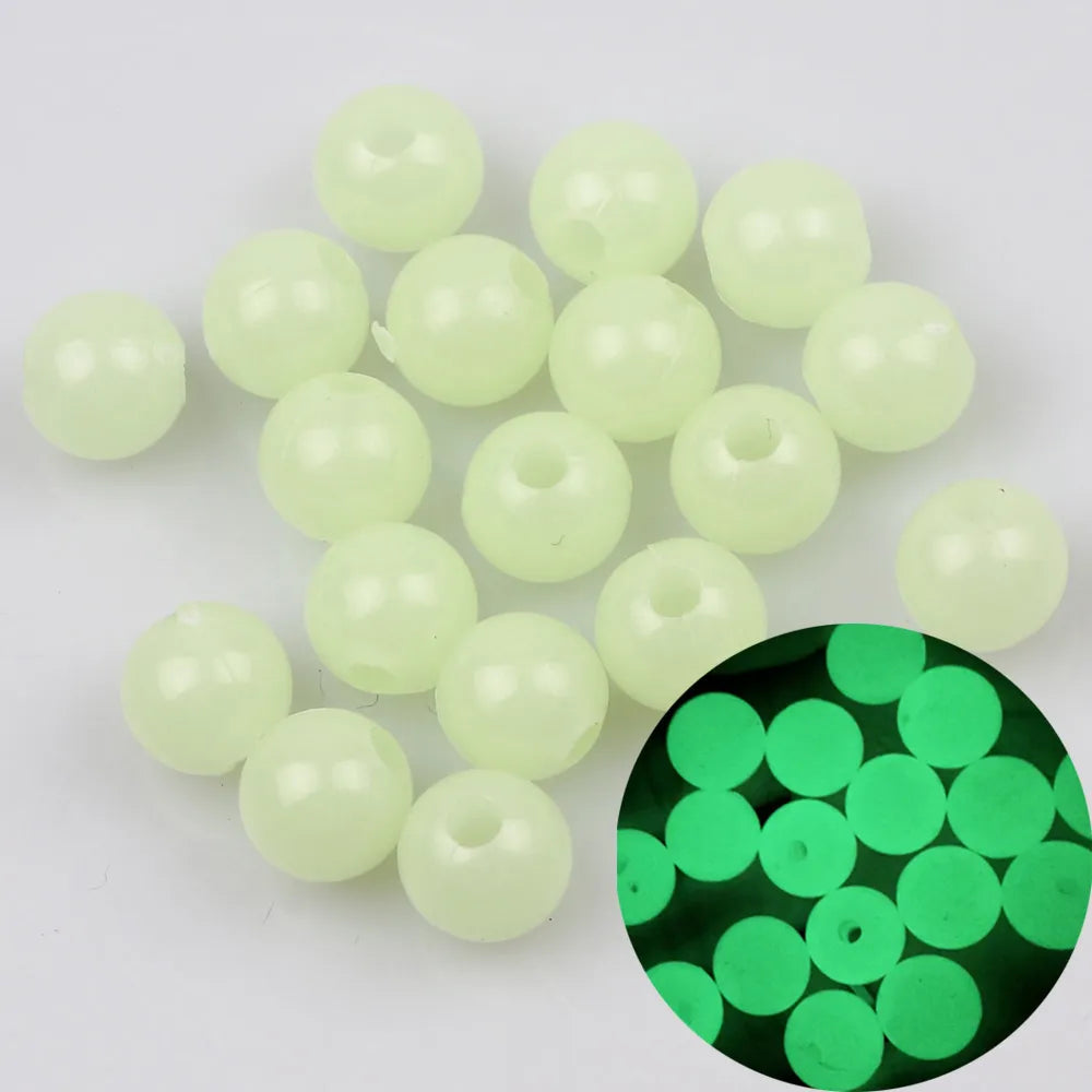 Glow in the Dark pearls; 300pc, 5mm