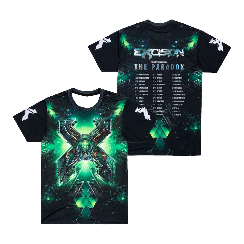 Excision The Paradox Tour  Short Sleeve Tee