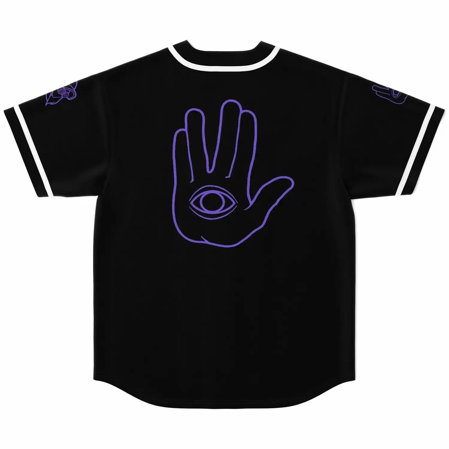 Rezz Black & Purple Baseball Jersey 