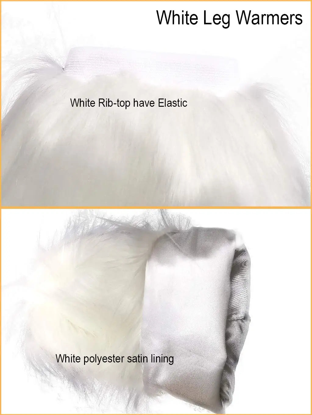 White Faux Fur Rave Fluffies