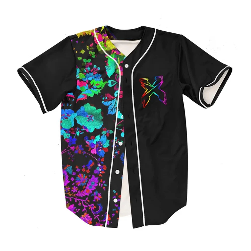 Excision Trippy Floral Rave Jersey\